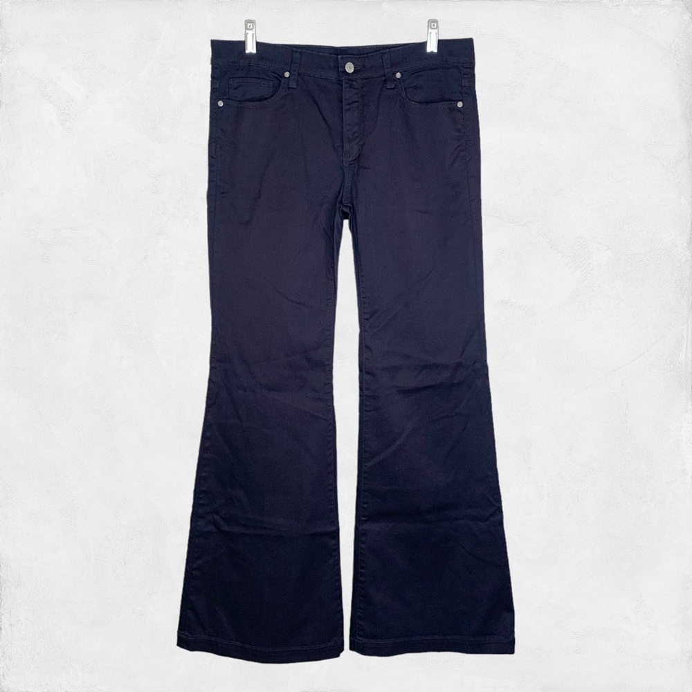 GAP Black Wide-Leg Flare Jeans